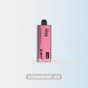BIMO 8000 Puffs Strawberry Ice - Sweet Strawberry Chill