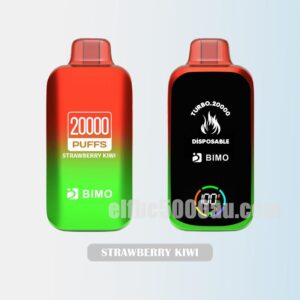 BIMO Turbo 20000 Puffs Strawberry Kiwi - Sweet Tangy Duo