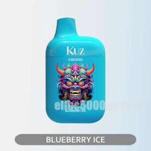 KUZ C6000 PUFFS Blueberry Ice Dive into a frosty blueberry paradise