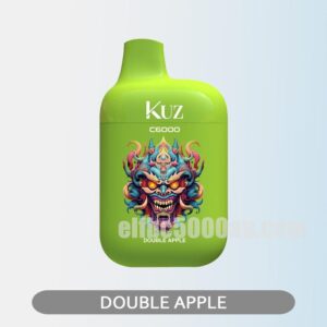 KUZ C6000 PUFFS Double Apple Double the apple fun in every puff