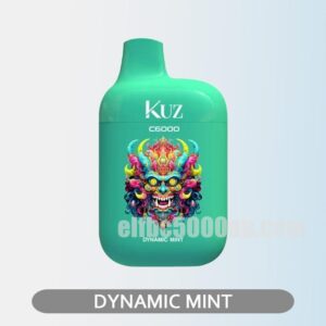 KUZ C6000 PUFFS Dynamic Mint Minty freshness that's simply dynamic