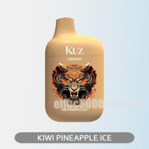KUZ C6000 PUFFS Kiwi Pineapple Ice A tropical twirl of kiwi and pineapple