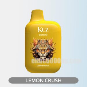 KUZ C6000 PUFFS Lemon Crush Crush on the zesty lemon zing