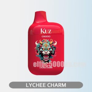 KUZ C6000 PUFFS Lychee Charm Let the exotic lychee charm you