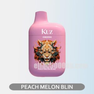 KUZ C6000 PUFFS Peach Melon Bling Get your bling on with peach-melon delight