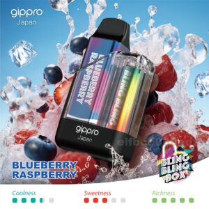 Gippro 8000 Blueberry Raspberry: A Perfect Blend of Blueberry and Raspberry Flavors