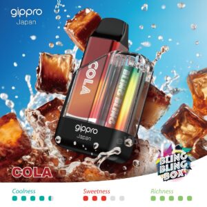 Gippro 8000 Cola: Enjoy the Classic Taste of Refreshing Cola in Every Puff