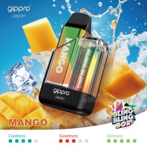 Gippro 8000 Mango: Tropical Mango Flavor to Transport You to Sunny Vaping Paradise