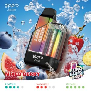 Gippro 8000 Mixed Berry: A Blend of Sweet Mixed Berries for a Delightful Vaping Experience