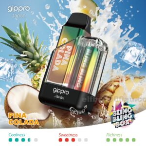 Gippro 8000 Pina Colada: The Perfect Blend of Pineapple and Coconut in a Puff