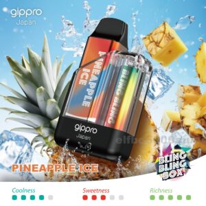 Gippro 8000 Pineapple Ice: A Sweet and Refreshing Pineapple Flavor with Icy Coolness