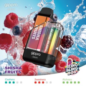 Gippro 8000 Shisha Fruits: Enjoy a Flavorful Blend of Exotic Shisha Fruits in Every Puff