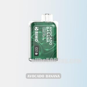 BIMO Crystal 12k Puffs Avocado Banana - Creamy Fusion