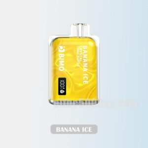 BIMO Crystal 12k Puffs Banana Ice - Creamy Banana Twist