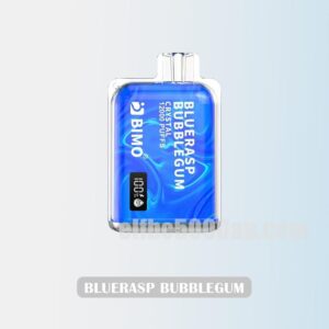 BIMO Crystal 12k Puffs BlueRasp Bubblegum - Tangy Bubblegum