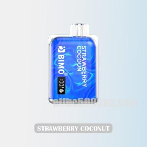 BIMO Crystal 12k Puffs Strawberry Coconut - Creamy Tropical Blend
