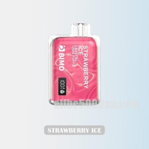 BIMO Crystal 12k Puffs Strawberry Ice - Sweet Strawberry Chill