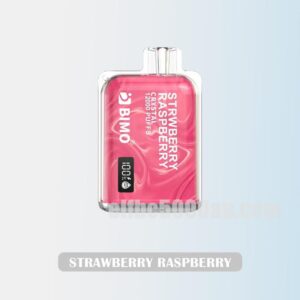 BIMO Crystal 12k Puffs Strawberry Raspberry - Berry Blend