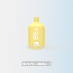 WAKA Smash 6000 Banana Coconut Tropical, Smooth Blend