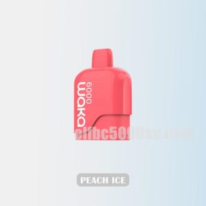 WAKA Somatch Pod 6000 Peach Ice Smooth and Fruity Chill