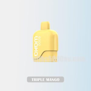 WAKA Somatch Pod 6000 Triple Mango Bold and Tropical Taste