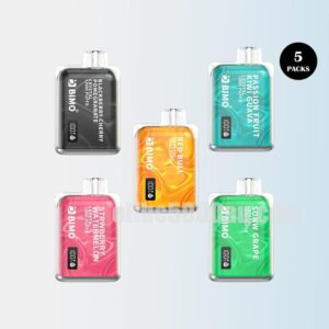 BIMO Crystal 12k Puffs 5 Pack Superior Vaping Quality