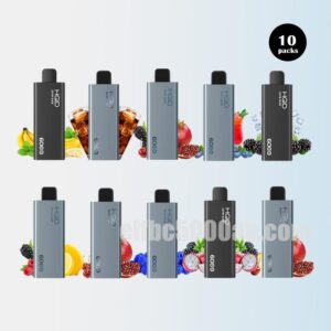Experience HQD Cuvie Slick 6000 Puffs 10 Pack for Maximum Enjoyment
