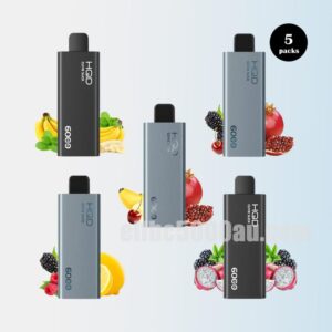 Experience HQD Cuvie Slick 6000 Puffs 5 Pack for Maximum Enjoyment