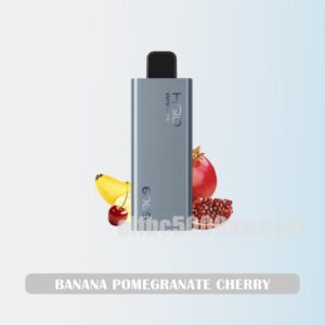 HQD Cuvie Slick 6000 Banana Pomegranate Cherry - A Sweet, Fruity Delight