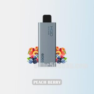 HQD Cuvie Slick 6000 Peach Berry - A Blend of Sweet Peach and Mixed Berries