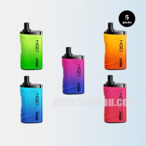 HQD Titan 7000 Puffs 5 Pack Enjoy Smooth and Rich Vape Hits