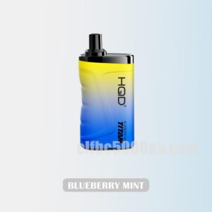 HQD Titan 7000 Blueberry Mint - A Sweet Blueberry Mint Fusion for Freshness