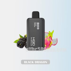 HQD Miracle 8000 Black Dragon - A Bold and Mysterious Vape Flavor