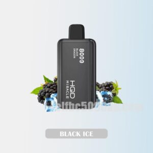 HQD Miracle 8000 Black Ice - Sweet Blackberries with a Cool Ice Hit