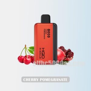 HQD Miracle 8000 Cherry Pomegranate - A Bold Burst of Cherry and Pomegranate