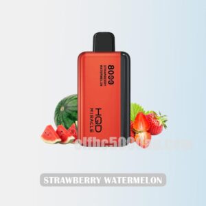 HQD Miracle 8000 Strawberry Watermelon - Juicy Strawberry and Watermelon Blend