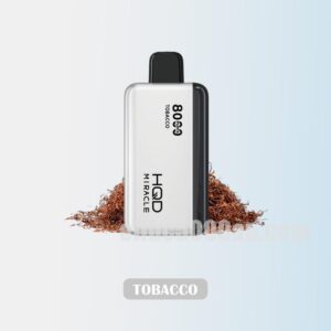 HQD Miracle 8000 Tobacco - A Classic Tobacco Flavor with a Smooth Finish