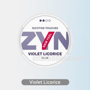 ZYN Slim Violet Licorice 11MG - Intense Licorice Flavor with Max Strength