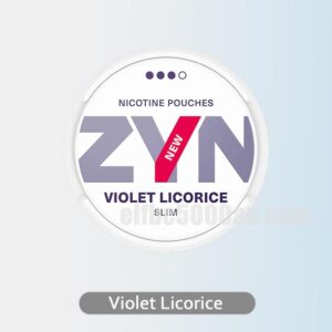 ZYN Slim Violet Licorice 9MG - Bold Licorice with Floral Notes for a Smooth Blend